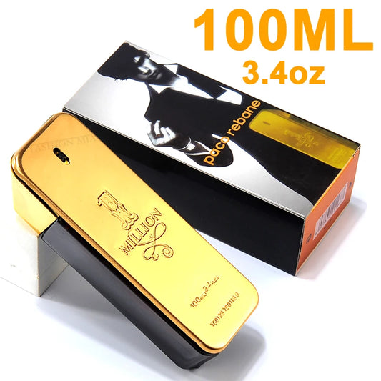 100ml Original Million Gold Rabann Frag Spray Cologne Perfum Masculine Long-Last