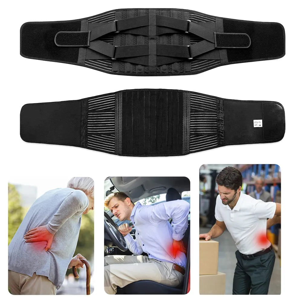 Breathable Waist Braces Back Support Belt  Anti-Skid Lumbar Support belt