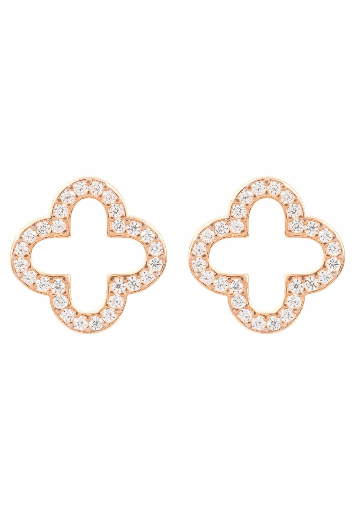 Open Clover Earrings